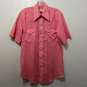 Western Fashions Pearl Snaps Button Down Western Shirt | Men’s Size Large